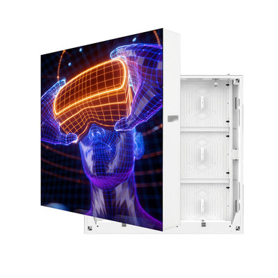 Специальное наружное светодиодное 3D-экран Алюминиевый шкаф 480mm * 320mm высокой четкости без очков