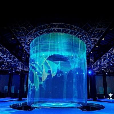 Ультратонкий прозрачный светодиодный кристаллический экран высокой яркости для торговых центров