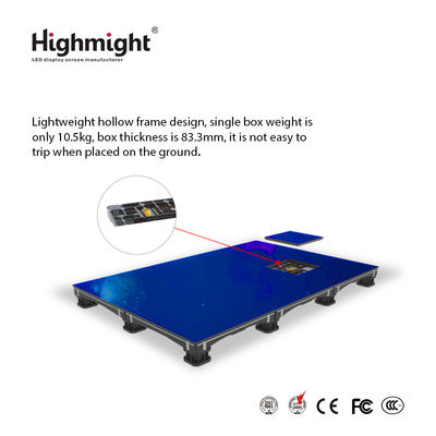 500 мм * 500 мм DM PH3.9 RGB напольные плитки, интерактивные светодиодные световые напольные плитки