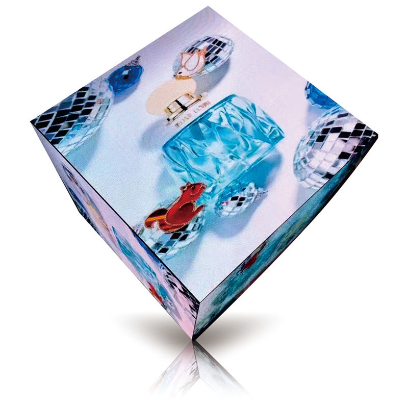 RoHS Custom LED Screen Full Color Hexagon Cylinder Pie Screen Легко устанавливать / обслуживать